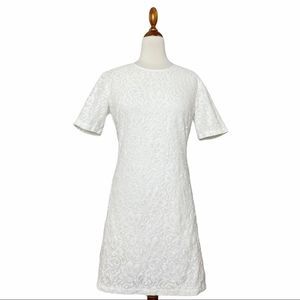Theory White Lace Danaline LC Sheath Dress 2